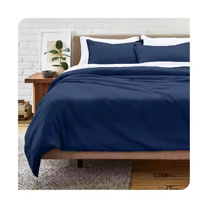 Reversible Silk & Polish Duvet Cover Set - Luxury 2-in-1 Bedding