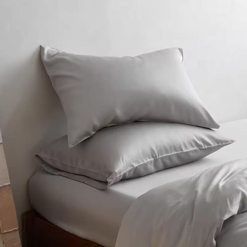 Luxurious Pearl Silk Duvet Cover Set