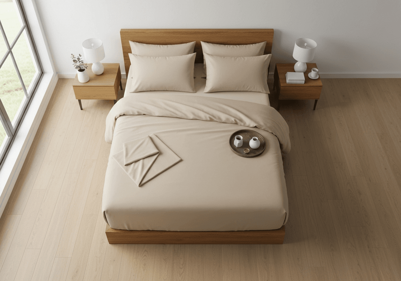 Serenade Silk Neutral Duvet Cover Set
